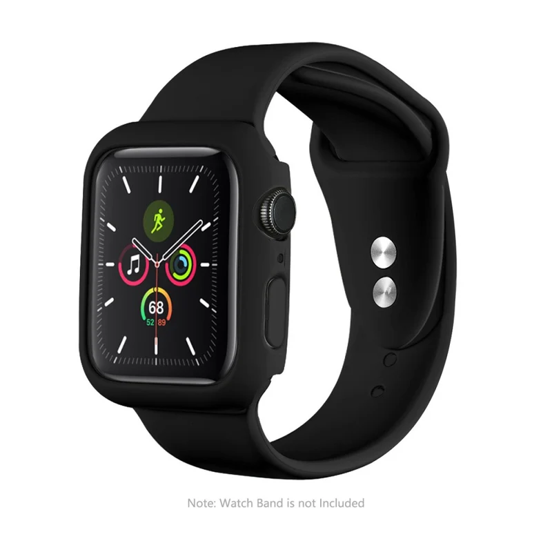 Stilvoll Apple Watch Series 7 41mm Hülle mit Displayschutz in Gehärtetes Glas