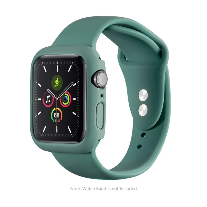 Stilvoll Apple Watch Series 7 41mm Hülle mit Displayschutz in Gehärtetes Glas