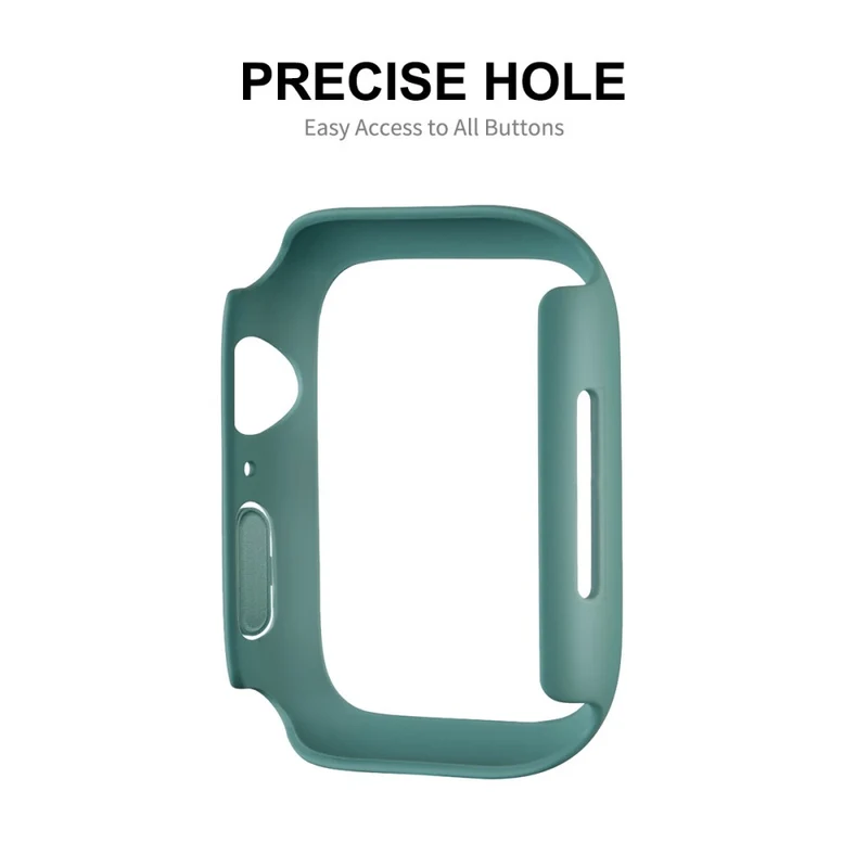 Stilvoll Apple Watch Series 7 41mm Hülle mit Displayschutz in Gehärtetes Glas