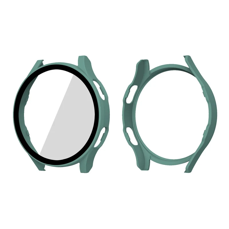 Schön Samsung Galaxy Watch 4 (44mm) Hülle mit Displayschutz in Plastik und Gehärtetes Glas