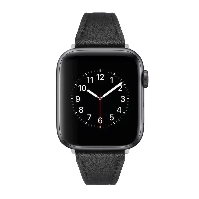 Sehr elegant Universell Apple Echtes Leder armband