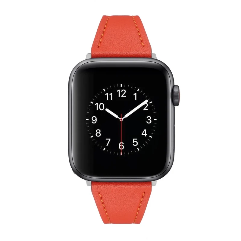 Sehr elegant Universell Apple Echtes Leder armband