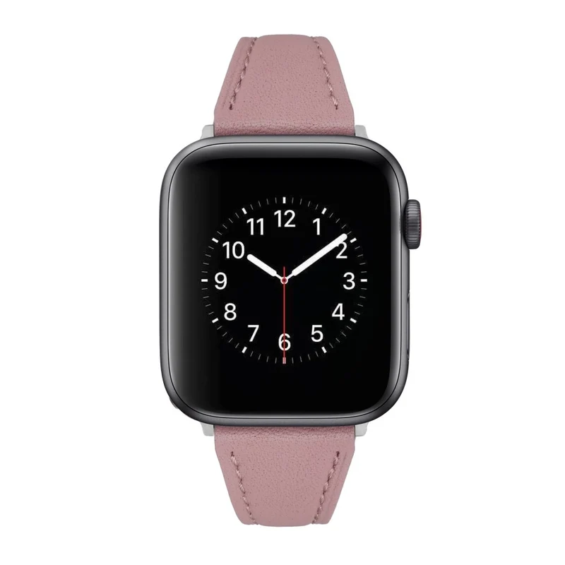 Sehr elegant Universell Apple Echtes Leder armband