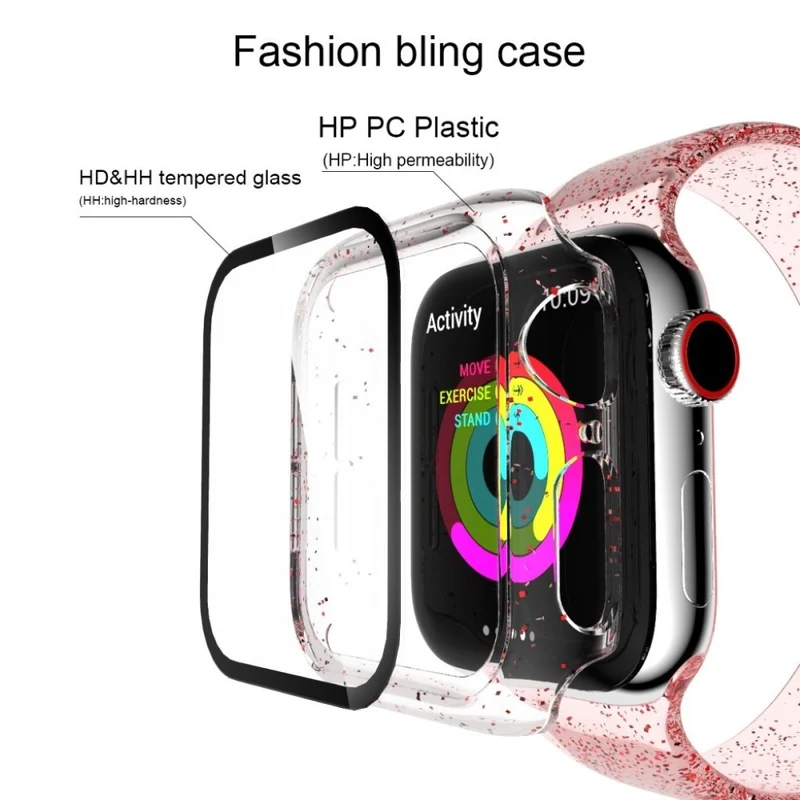 Unglaublich Stylisch Apple Watch Series 1-3 42mm Plastik Hülle