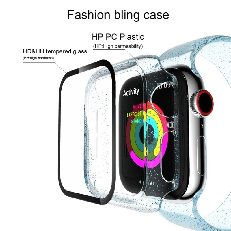 Unglaublich Stylisch Apple Watch Series 1-3 42mm Plastik Hülle