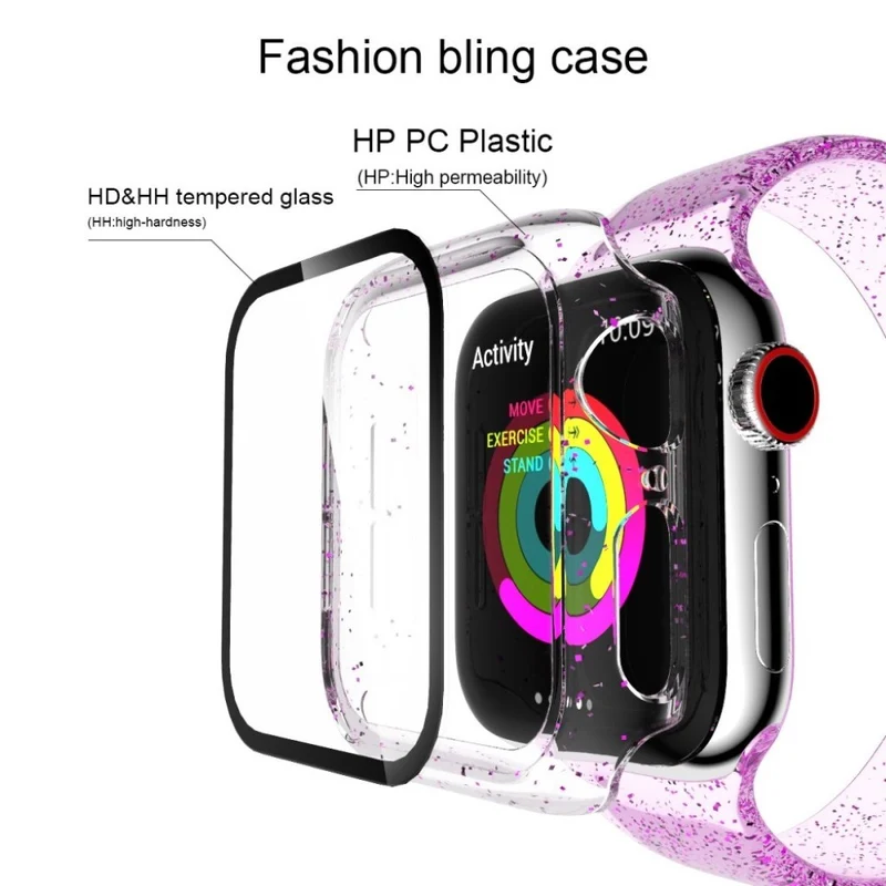 Unglaublich Stylisch Apple Watch Series 1-3 42mm Plastik Hülle