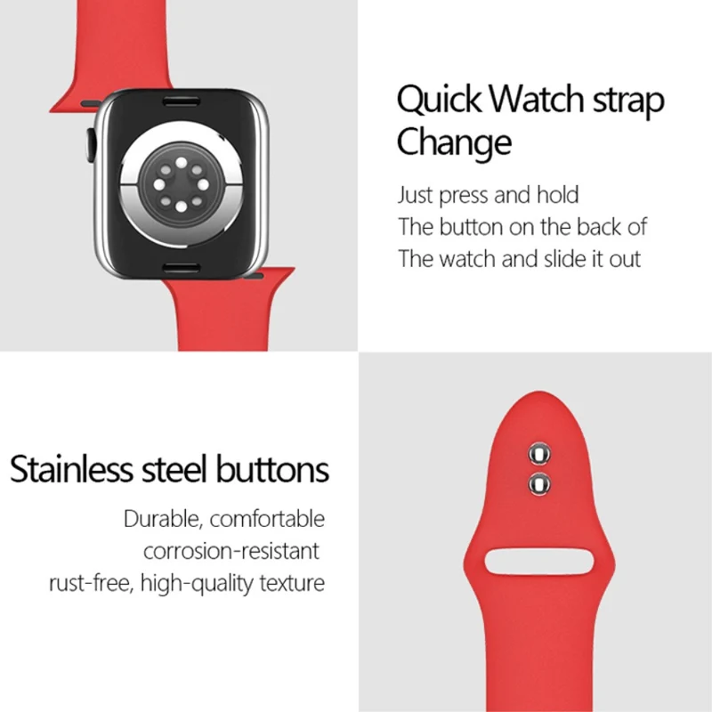 Sehr langlebig Universell Apple Silikon / TPU armband