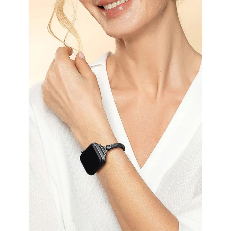 Schön Apple Watch Series 7 41mm Metall und Strass armband