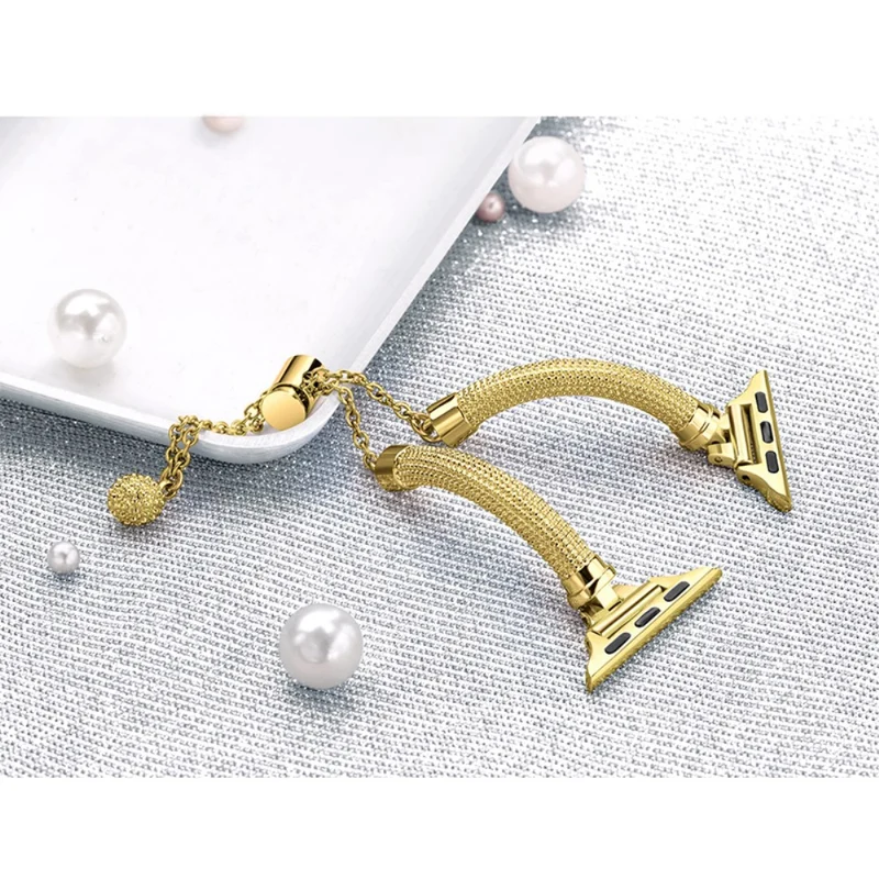 Schön Apple Watch Series 7 41mm Metall und Strass armband