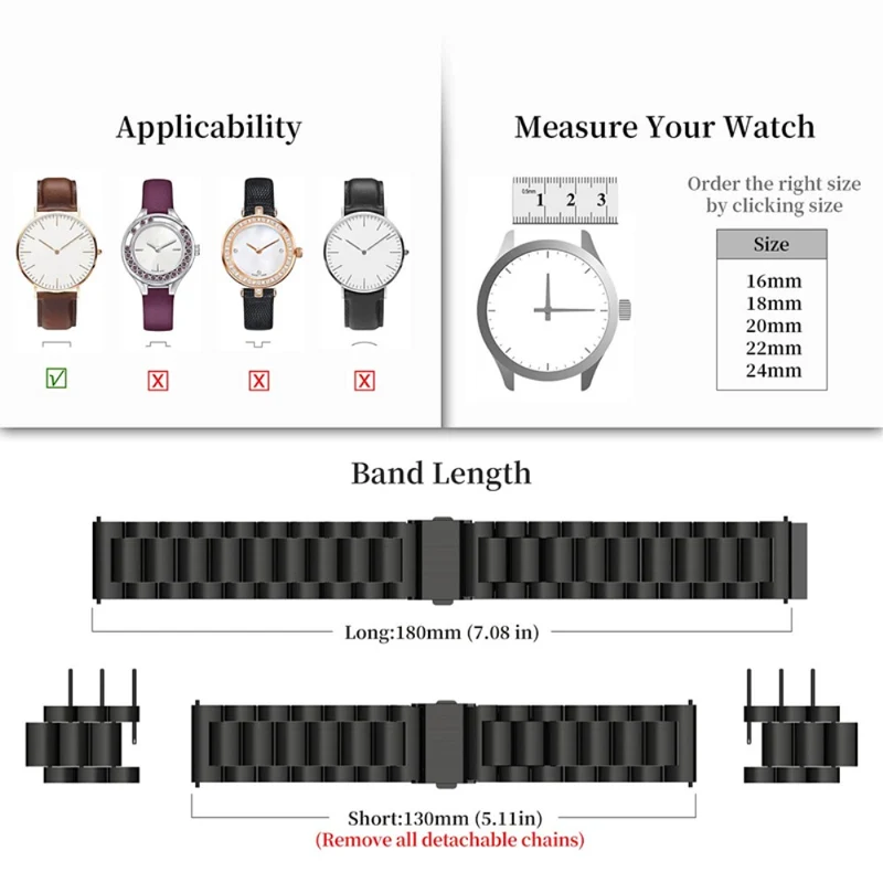 Klassisch Universell Metall armband