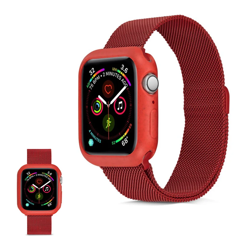 Unglaublich Gut Apple Watch Series 1-3 42mm Silikon / TPU Hülle