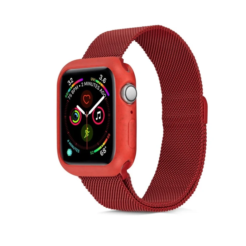 Auffallend Nett Apple Watch Series 5 40mm / Apple Watch 40mm Silikon / TPU Hülle