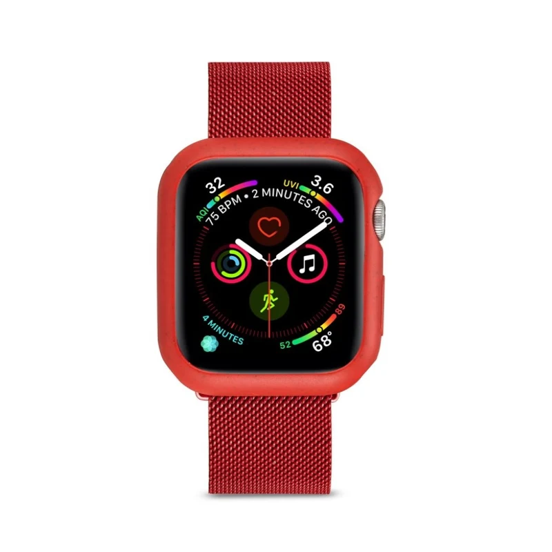 Auffallend Nett Apple Watch Series 5 40mm / Apple Watch 40mm Silikon / TPU Hülle