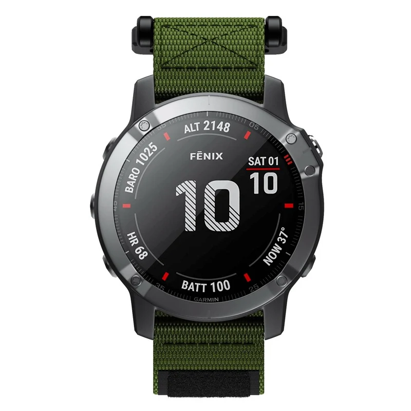 Unglaublich bequem Universell Garmin Textil / Nylon armband