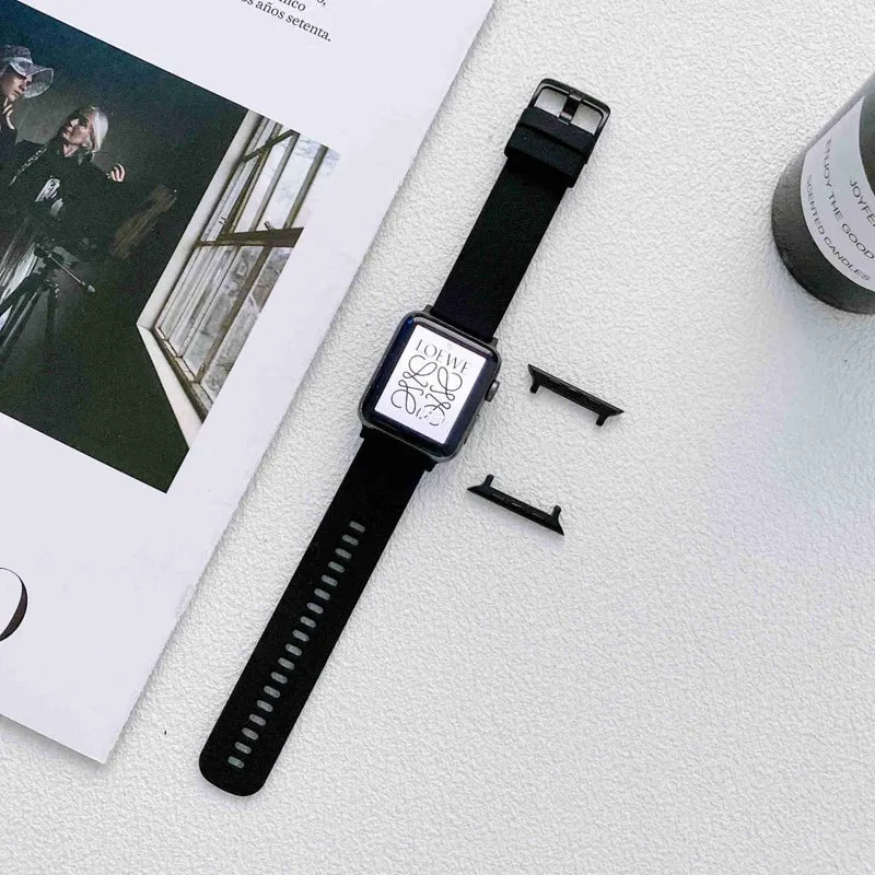 Sehr schön Apple Watch Series 7 45mm Silikon / TPU armband