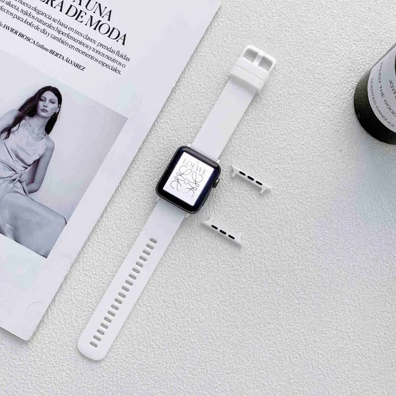 Sehr schön Apple Watch Series 7 45mm Silikon / TPU armband