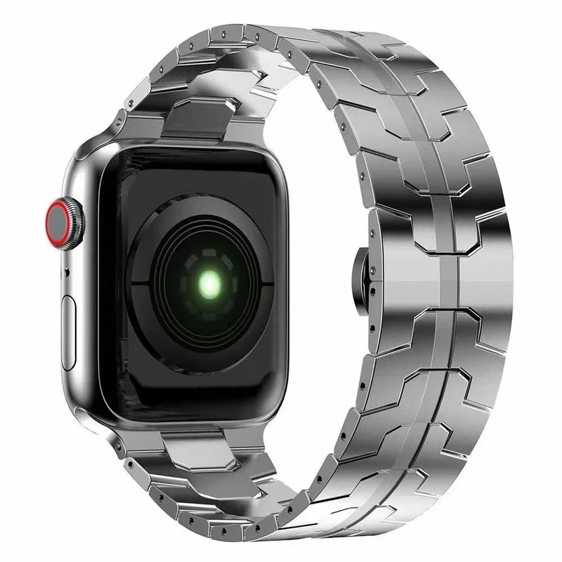Super stylisch Apple Watch Series 7 41mm Metall armband