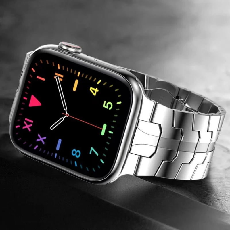 Super stylisch Apple Watch Series 7 41mm Metall armband