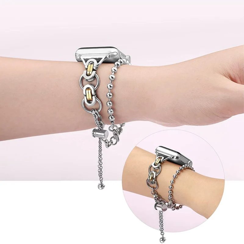 Brillant Apple Watch Series 7 45mm Metall armband