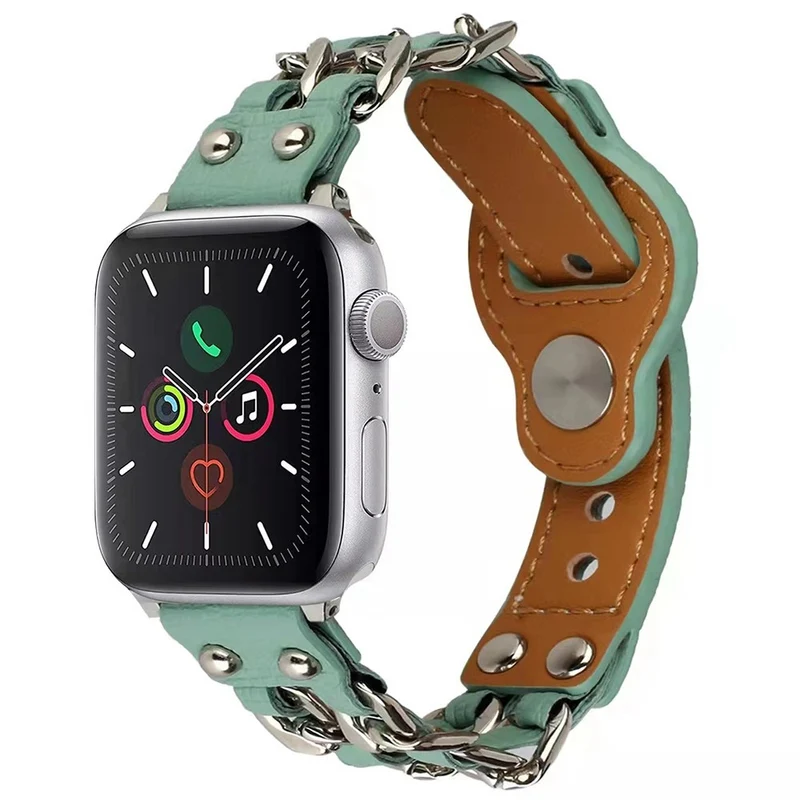 Sehr schön Apple Watch Series 7 41mm Kunstleder armband