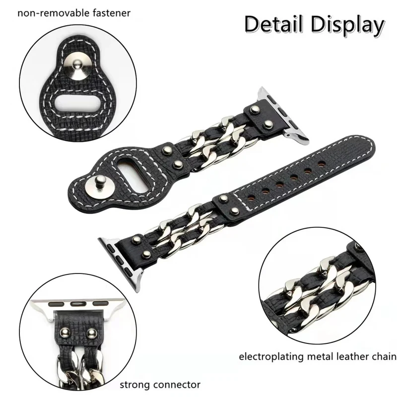 Sehr schön Apple Watch Series 7 41mm Kunstleder armband