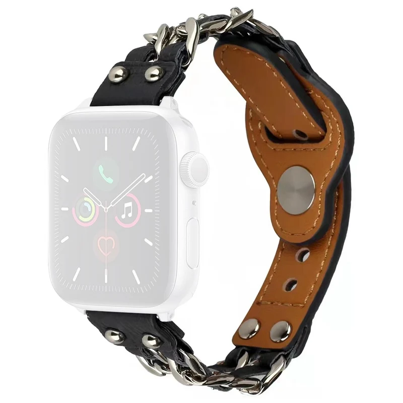Sehr schön Apple Watch Series 7 41mm Kunstleder armband