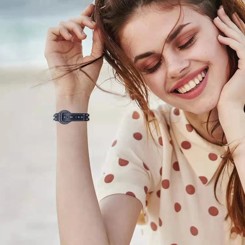 Sehr schön Apple Watch Series 7 41mm Kunstleder armband