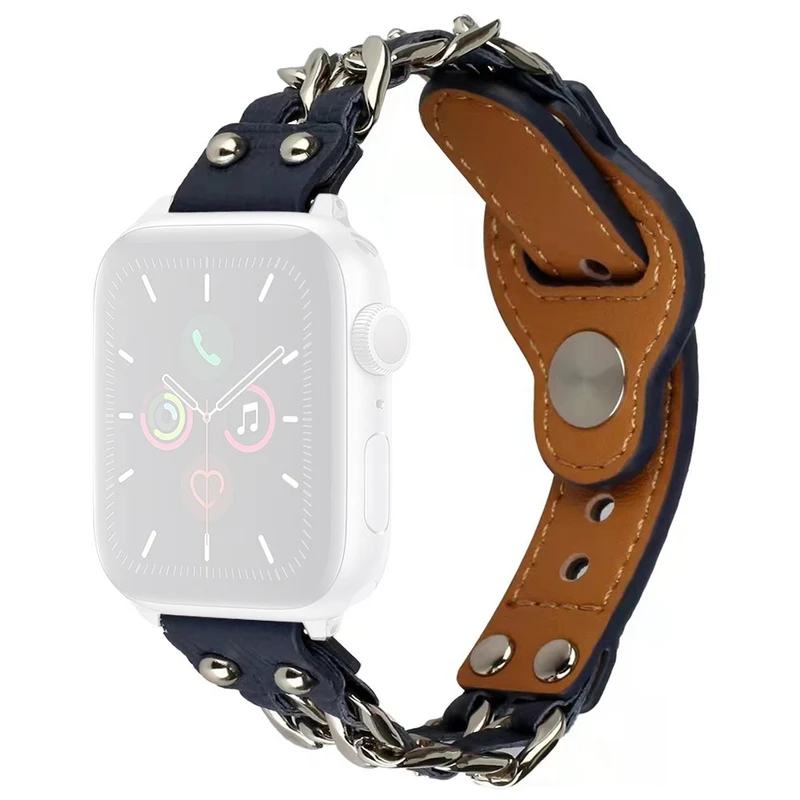 Sehr schön Apple Watch Series 7 41mm Kunstleder armband