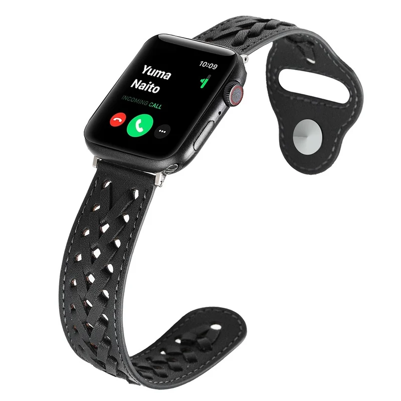 Super elegant Apple Watch Series 7 41mm Kunstleder armband