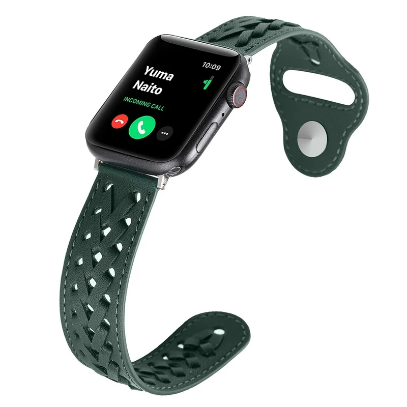 Super elegant Apple Watch Series 7 41mm Kunstleder armband
