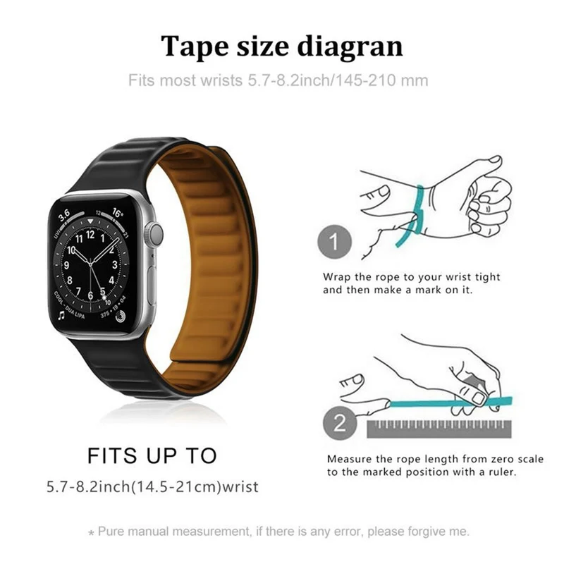 Modisch Apple Watch Series 7 41mm Silikon / TPU armband