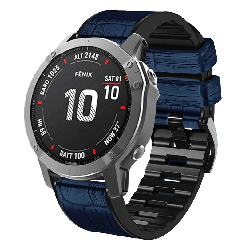 Cool Universell Garmin Kunstleder und Silikon / TPU armband