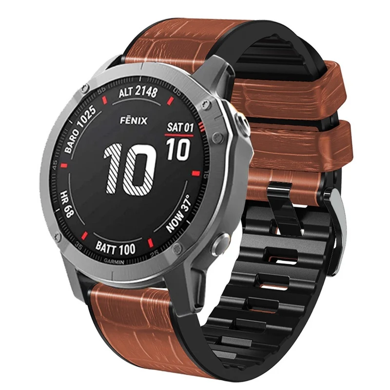 Cool Universell Garmin Kunstleder und Silikon / TPU armband
