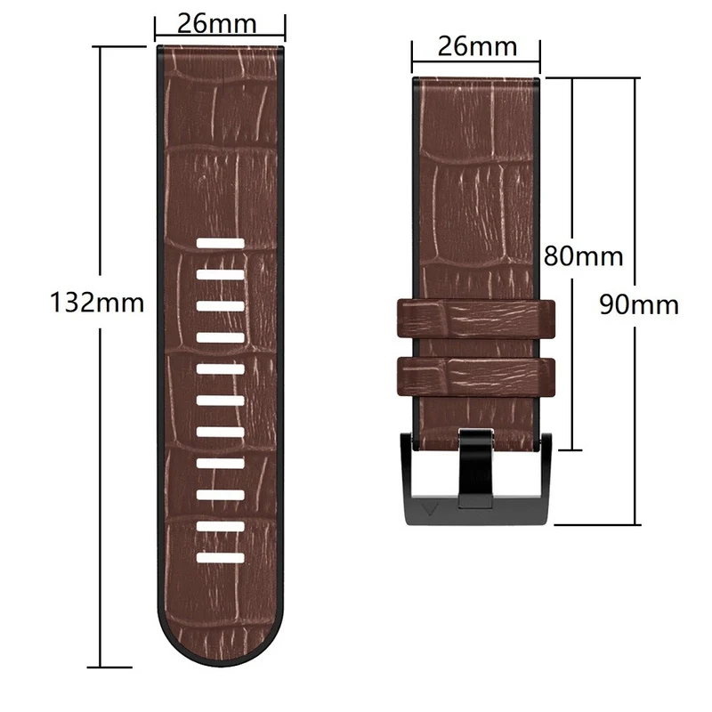 Cool Universell Garmin Kunstleder und Silikon / TPU armband