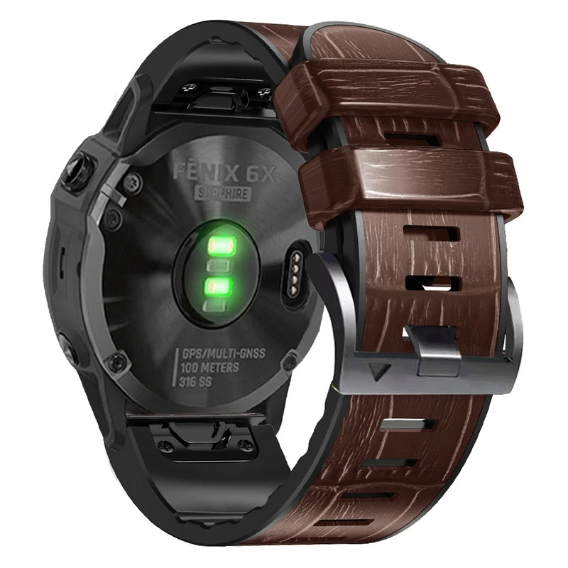 Cool Universell Garmin Kunstleder und Silikon / TPU armband