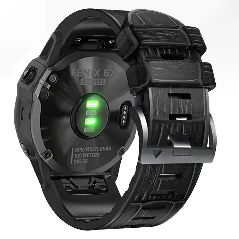 Cool Universell Garmin Kunstleder und Silikon / TPU armband