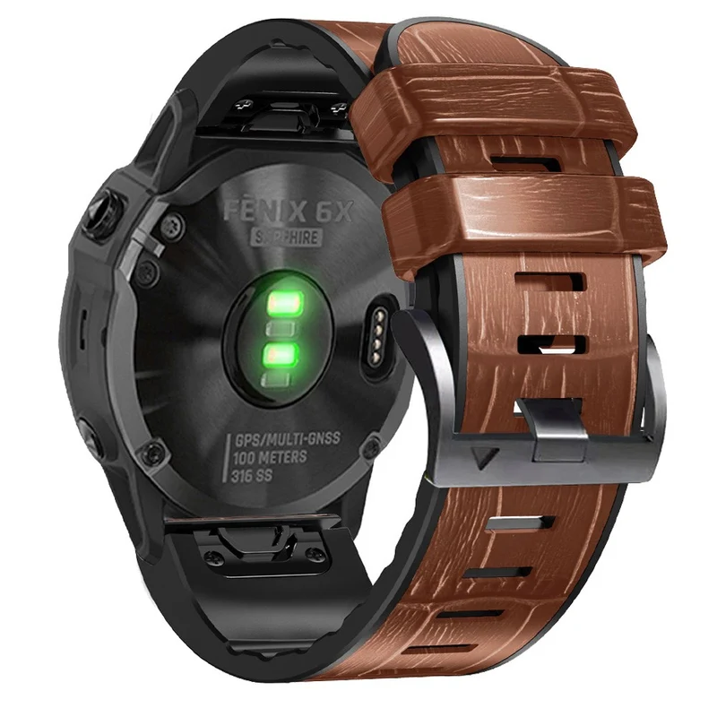Cool Universell Garmin Kunstleder und Silikon / TPU armband