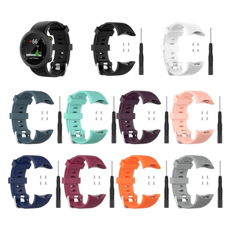 Garmin Forerunner 45 / Garmin Forerunner 45S Silikon / TPU armband