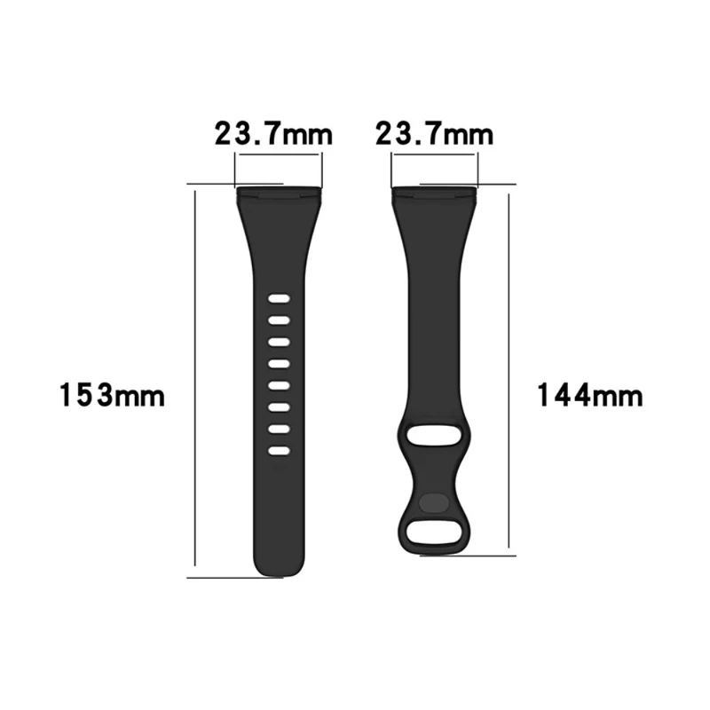 Absolut zuverlässig Universell Fitbit Silikon / TPU armband - Größe: S