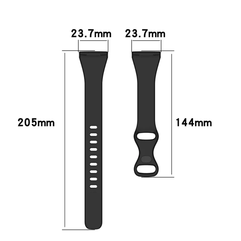 Elegant Universell Fitbit Silikon / TPU armband - Größe: L
