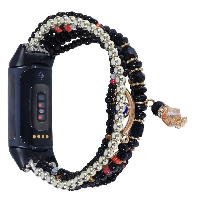 Unglaublich angenehm Fitbit Charge 5 Strass armband