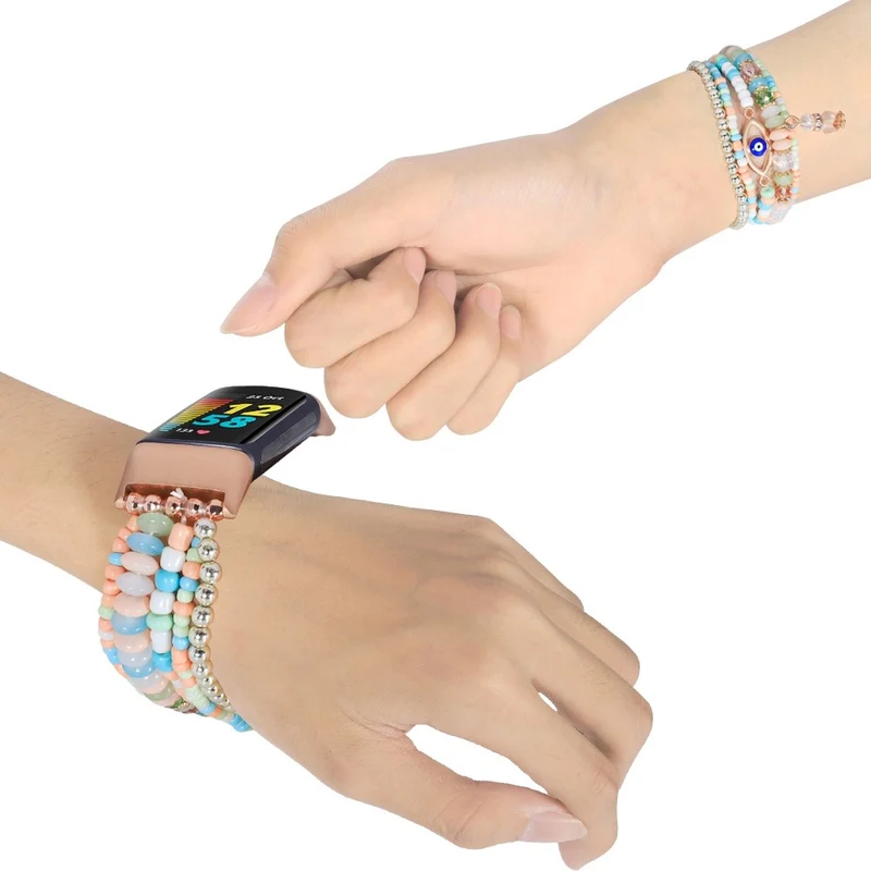Unglaublich angenehm Fitbit Charge 5 Strass armband