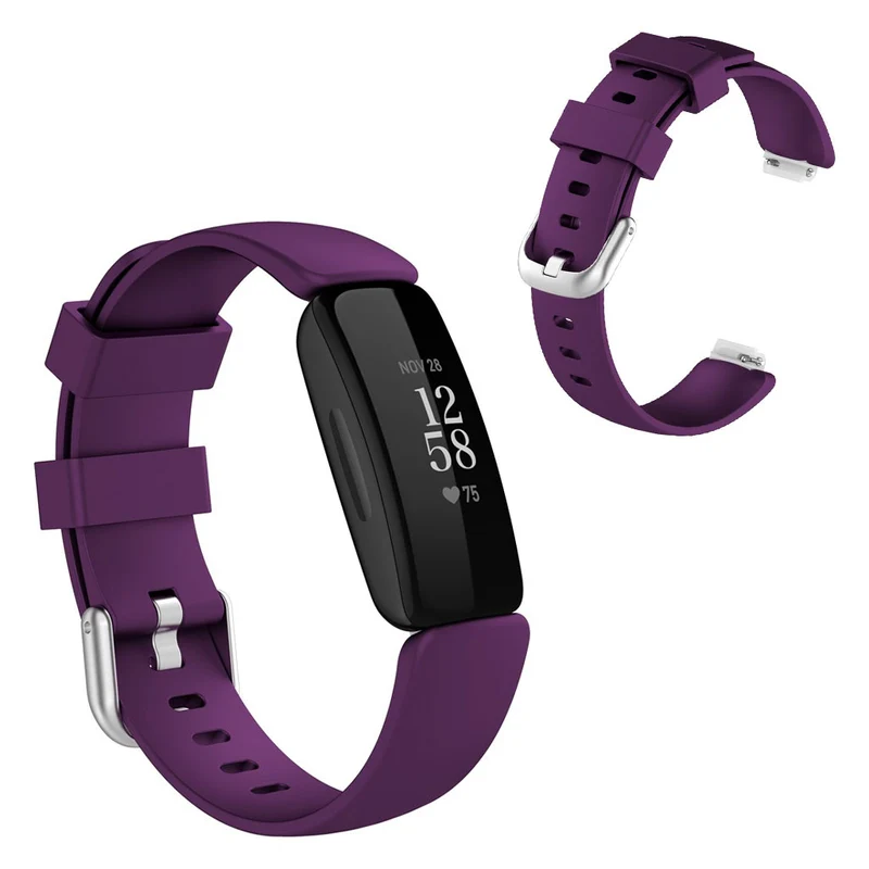 Absolut robust Fitbit Inspire 2 Silikon / TPU armband - Größe: L