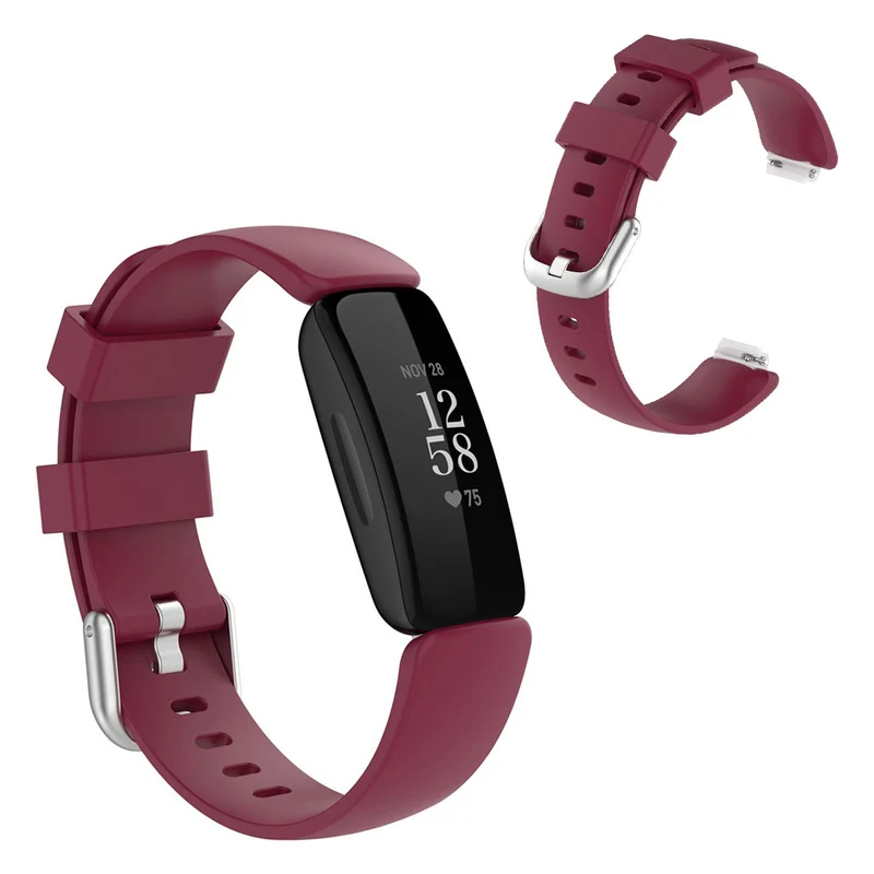 Absolut robust Fitbit Inspire 2 Silikon / TPU armband - Größe: L