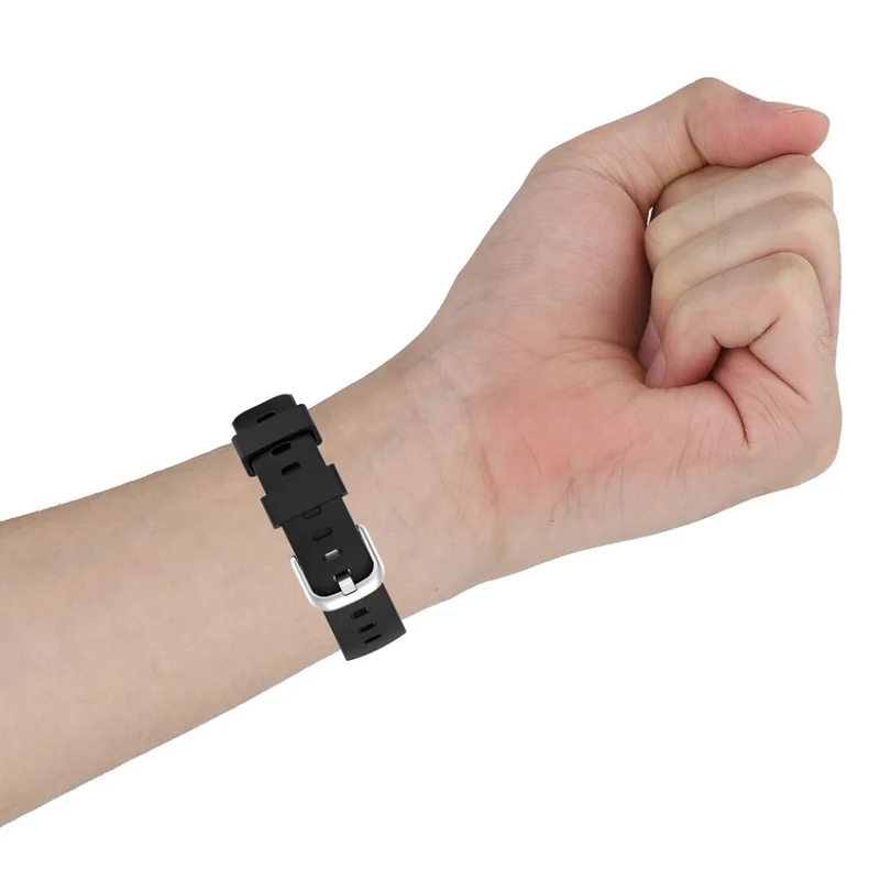 Absolut robust Fitbit Inspire 2 Silikon / TPU armband - Größe: L