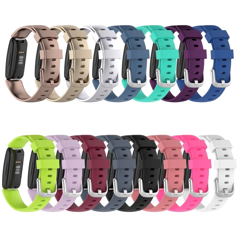 Absolut robust Fitbit Inspire 2 Silikon / TPU armband - Größe: L