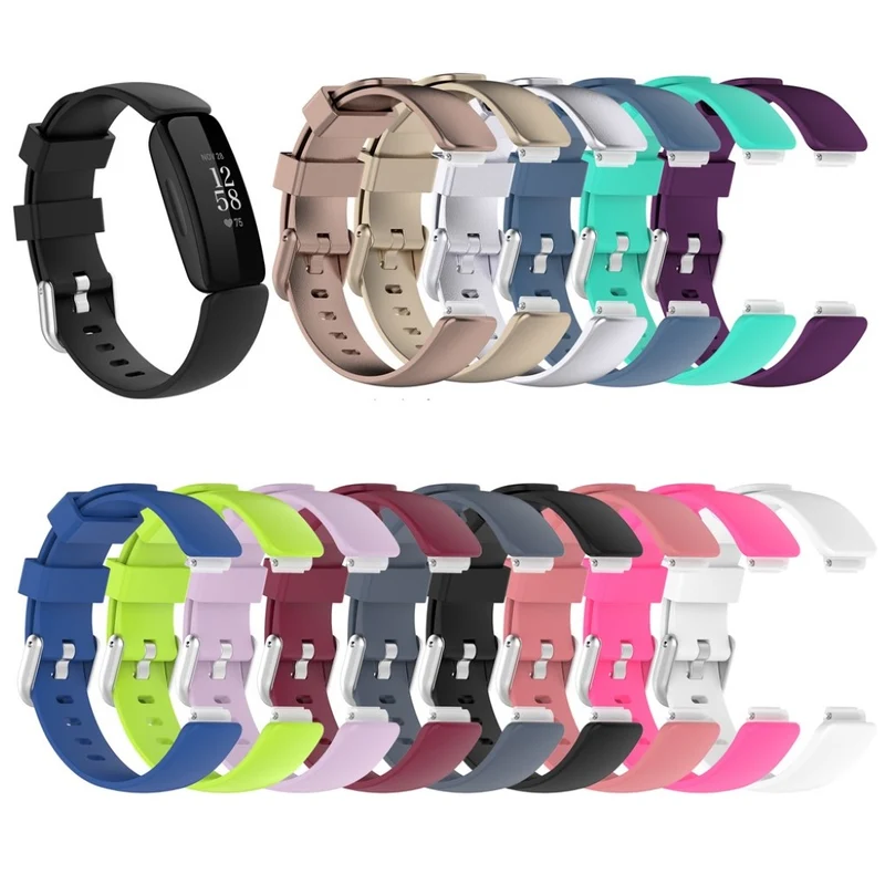 Absolut robust Fitbit Inspire 2 Silikon / TPU armband - Größe: L