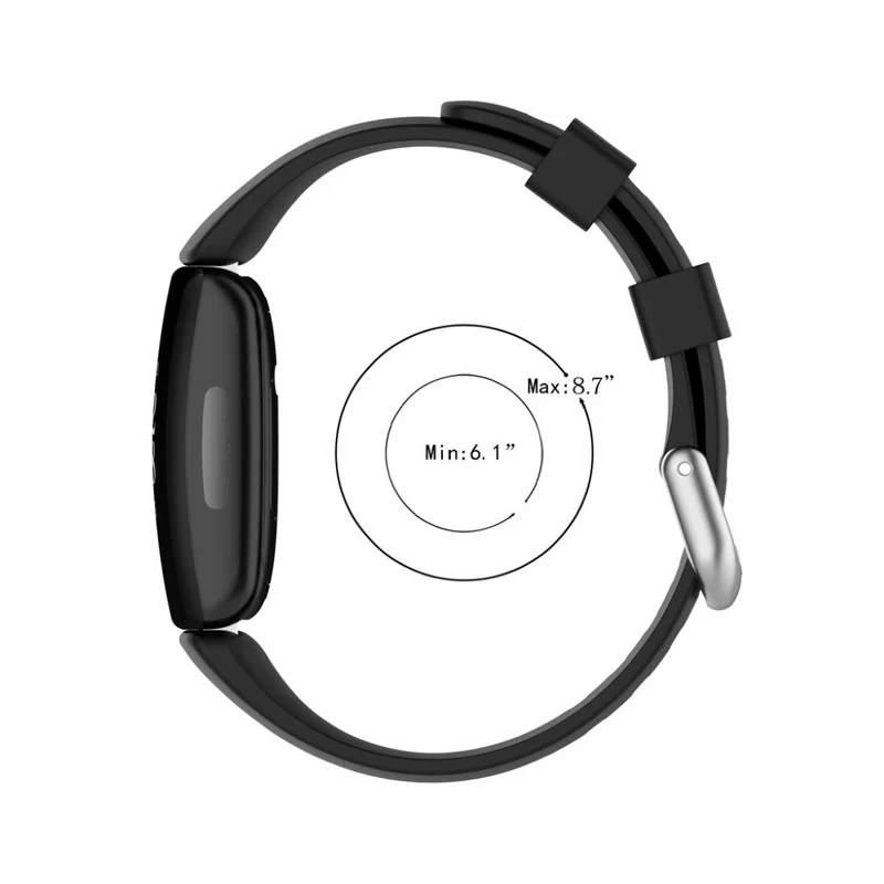 Absolut robust Fitbit Inspire 2 Silikon / TPU armband - Größe: L