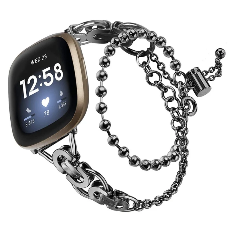 Sehr stilvoll Fitbit Versa 3 Metall armband