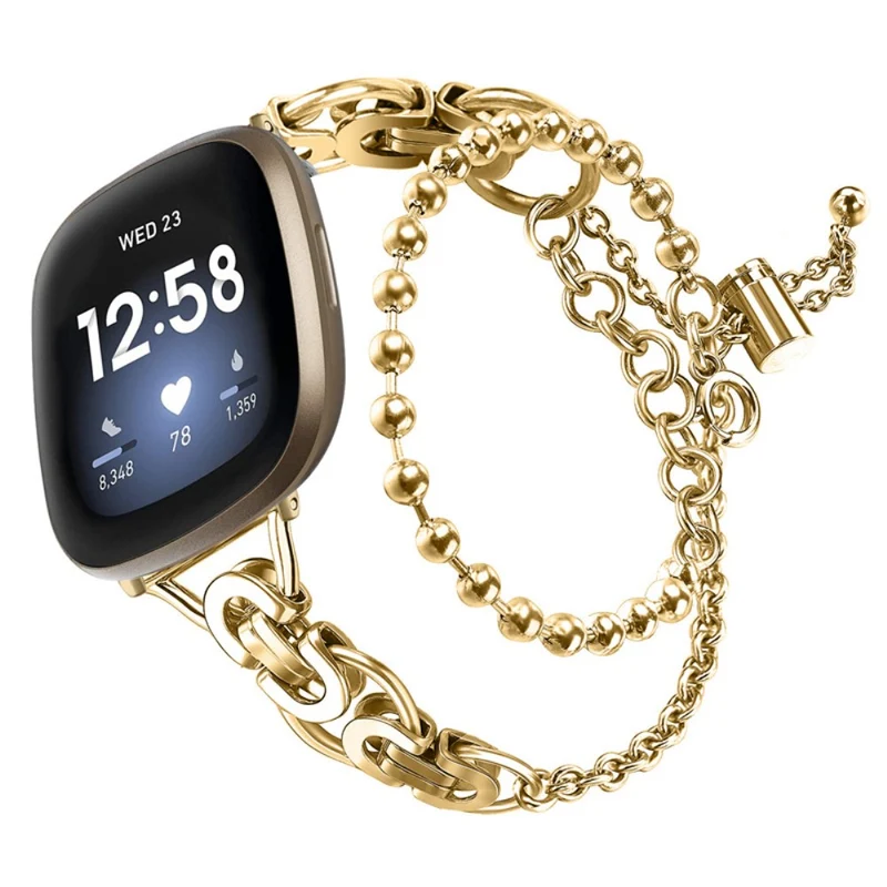 Sehr stilvoll Fitbit Versa 3 Metall armband